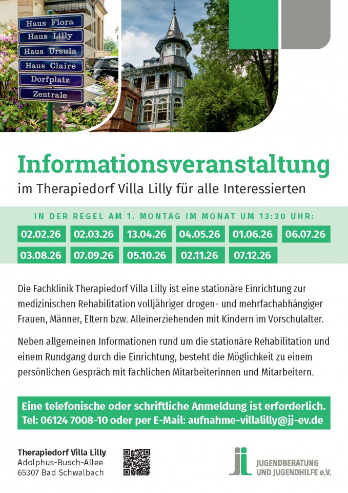 05. Februar 2026 Therapiedorf Villa Lilly in Bad Schwalbach